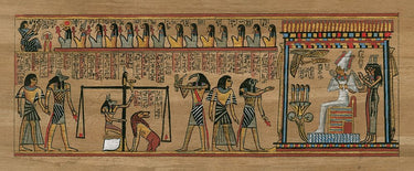 Canvas Art Print Egyptian Papyrus with Pharaoh Figurative subject by Archivio Fine Art Print quality