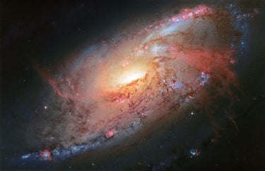 Feeling at home galaxy universe landscape canvas art print featuring a stunning cosmic scene with vibrant stars and deep space colors.