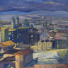 Canvas Art Print View old town Cagliari Abstract subject by Saiu Giovanni Fine Art Print quality