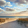 Canvas Art Print Sunset Beach Photography subject by Unknown Fine Art Print quality