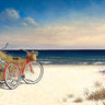 Canvas Art Print Hampton Bikes Coastal subject by Bolokofsky Ronald Fine Art Print quality