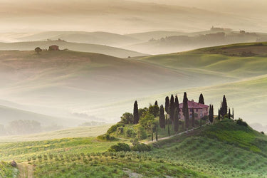 Canvas Art Print Tuscany countryside landscape II Travel subject by Bolokofsky Ronald Fine Art Print quality