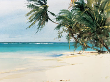 Canvas Art Print Palm Trees II Coastal subject by Bolokofsky Ronald Fine Art Print quality