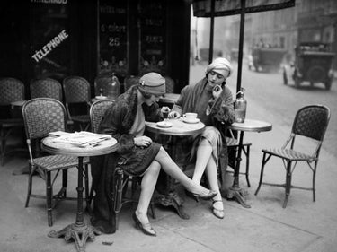 Canvas Art Print Cafe En Terrasse city scenes Fashion subject by Wiley Marta Fine Art Print quality