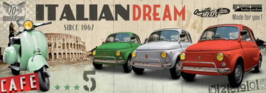 Canvas Art Print Italian Dream Vintage subject by Phillip Jamie Fine Art Print quality