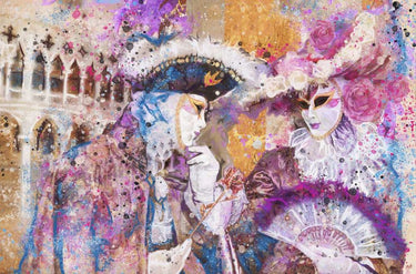 Canvas Art Print Romance Venice I Figurative subject by United States Geological Survey Fine Art Print quality