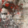 Canvas Art Print Frida red collage II Contemporary subject by Kandinsky Wassily Fine Art Print quality