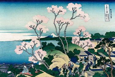 Canvas Art Print Goten yama hill Shinagawa Tokaido Road 1830 Vintage subject by Mackintosh Charles Rennie Fine Art Print quality
