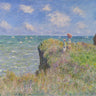 Canvas Art Print Cliff Walk at Pourville Coastal subject by Seurat Georges Fine Art Print quality