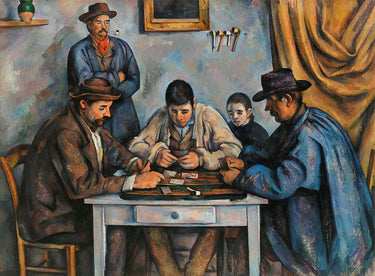 Canvas Art Print Card Players Figurative subject by Homer Winslow Fine Art Print quality