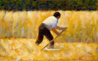 Canvas Art Print The Mower Landscape subject by Homer Winslow Fine Art Print quality