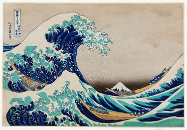 Canvas Art Print Great Wave off Kanagawa Modern subject by Renoir Pierre-Auguste Fine Art Print quality