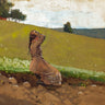 Canvas Art Print The Green Hill Figurative subject by Da Vinci Leonardo Fine Art Print quality
