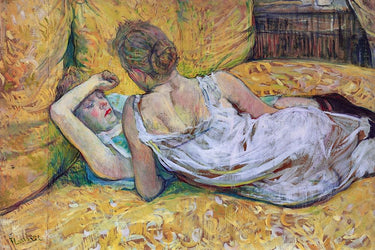 Canvas Art Print Les Deux Amies Figurative subject by Greco El Fine Art Print quality
