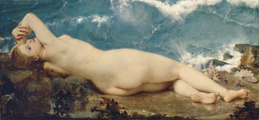 Canvas Art Print Pearl and Wave Figurative subject by Jorgensen Victor Fine Art Print quality