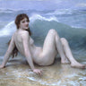 Canvas Art Print The beautiful Wave Figurative subject by Klee Paul Fine Art Print quality