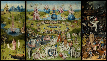 Canvas Art Print Garden of Earthly Delights Figurative subject by Klee Paul Fine Art Print quality