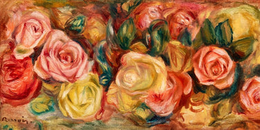 Canvas Art Print Roses 1912 Floral subject by Delacroix Eugene Fine Art Print quality