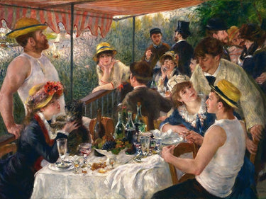 Canvas Art Print Luncheon of the Boating Party Figurative subject by Bouguereau William Fine Art Print quality