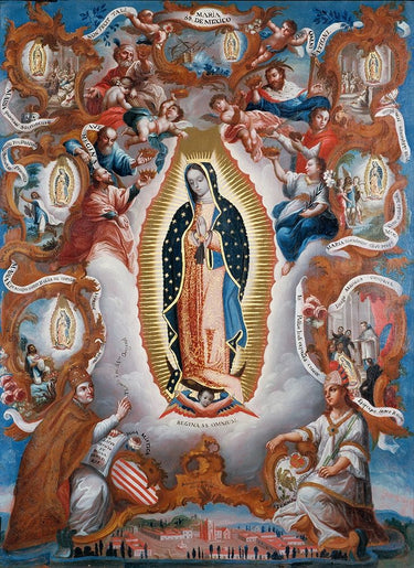 Canvas Art Print Virgin of Guadalupe Figurative subject by Clement Diane Fine Art Print quality