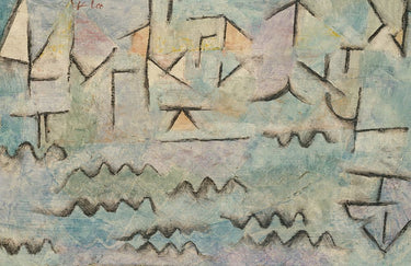 Canvas Art Print The Rhine at Duisburg Abstract subject by Kandinsky Wassily Fine Art Print quality