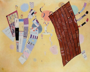 Canvas Art Print Delicate Tensions 1942 Abstract subject by Klimt Gustav Fine Art Print quality