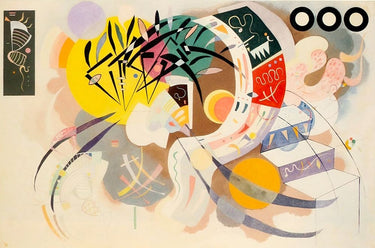Canvas Art Print Dominant curve 1936 Abstract subject by Marc Franz Fine Art Print quality