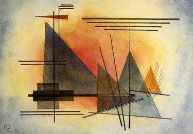 Canvas Art Print Heating up 1927 Abstract subject by Raphael Fine Art Print quality