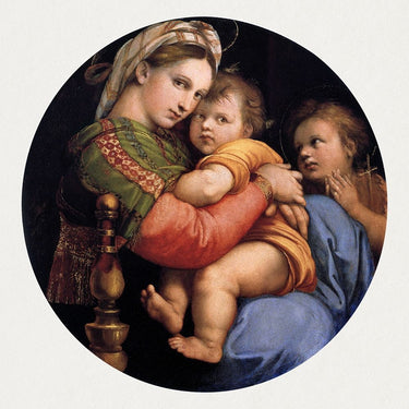 Canvas Art Print Madonna della seggiola Figurative subject by Alpenglow Fine Art Print quality