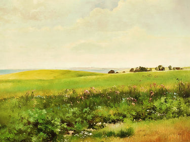 Canvas Art Print Summer Lands Landscape subject by Modigliani Amedeo Fine Art Print quality