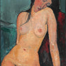 Canvas Art Print Female woman 1916 Abstract subject by Modigliani Amedeo Fine Art Print quality