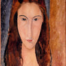 Canvas Art Print Jeanne Hebuterne 1920 Abstract subject by Modigliani Amedeo Fine Art Print quality
