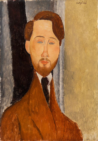 Canvas Art Print Leopold Zborowski 1919 Abstract subject by Modigliani Amedeo Fine Art Print quality