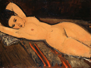 Canvas Art Print Reclining woman 1916 Abstract subject by Alpenglow Fine Art Print quality