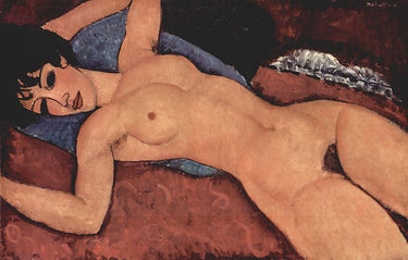 Canvas Art Print Red woman 1917 Abstract subject by Schiele Egon Fine Art Print quality