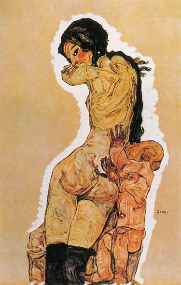 Canvas Art Print Mother and Child 1910 Modern subject by Tissot James Fine Art Print quality