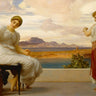 Canvas Art Print Winding the skein 1878 Museum subject by Bouguereau William Fine Art Print quality
