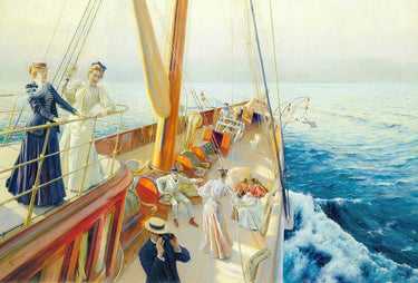 Canvas Art Print Yachting the Mediterranean 1896 Museum subject by Bruegel the Elder Pieter Fine Art Print quality