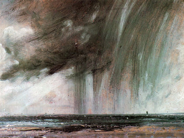 Canvas Art Print Seascape study with rain clouds 1824 Abstract subject by Caillebotte Gustave Fine Art Print quality