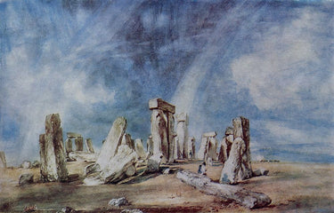 Canvas Art Print Stonehenge 1835 Museum subject by Caillebotte Gustave Fine Art Print quality