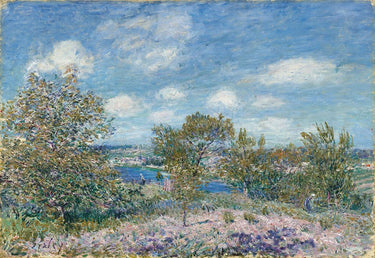 Canvas Art Print May afternoon, near Moret 1882 Museum subject by Sisley Alfred Fine Art Print quality