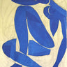 Canvas Art Print Blue Nude IV 1952 Abstract subject by Marc Franz Fine Art Print quality