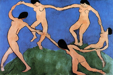 Canvas Art Print The Dance 1909 Abstract subject by Matisse Henri Fine Art Print quality