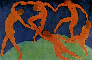 Canvas Art Print The Dance 1910 Abstract subject by Marc Franz Fine Art Print quality