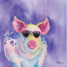 Sunny Farm III children's art canvas print by Brent Paul, featuring colorful farm scene, from Feeling at Home.
