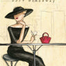 Feeling at Home Cocktails fashion canvas art print by Laliberte Andrea, featuring colorful cocktail illustrations on textured canvas.