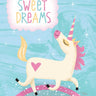 Unicorn animal canvas art print by Woo Teresa featuring whimsical unicorn design, displayed on a neutral background.