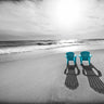 Adirondak Teal Coastal canvas art print by Foschino Suzanne, featuring calming teal and coastal scene in a Feeling at Home artwork.