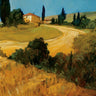 Feeling at Home Bella Toscana landscape canvas art print by Craig Philip featuring scenic Tuscan countryside with rolling hills and vibrant colors.