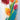 Bright tulip bunch abstract canvas art print by Parker Karen Lorena, featuring vibrant floral design for wall decor.